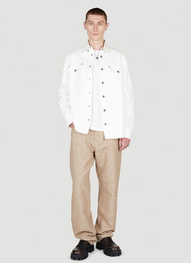 Versace Denim Overshirt White ver0155008