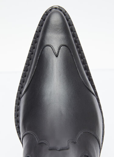 Leather Western Boots BY FAR Leather Western Boots Black byf0253021