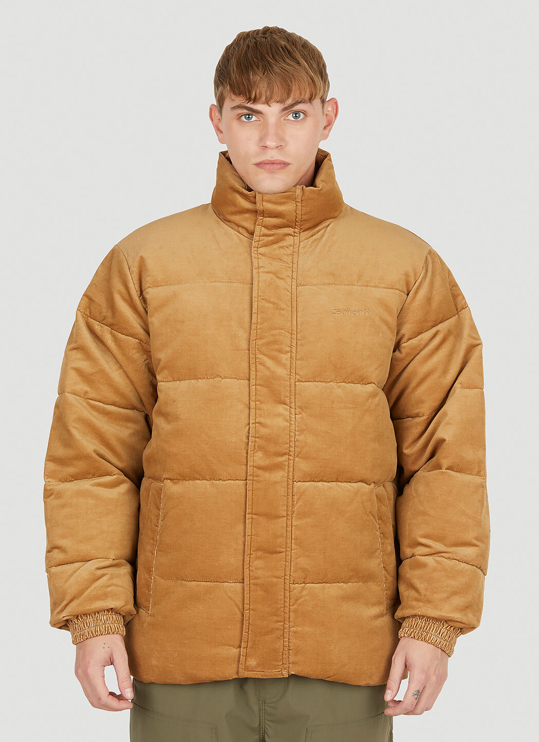 Carhartt WIP Layton Quilted Jacket in Brown LN CC