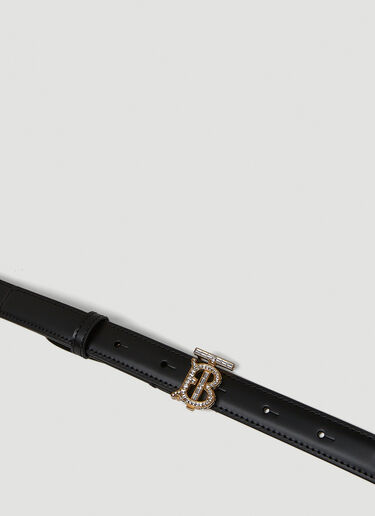 TB Monogram Belt Burberry TB Monogram Belt Black bur0251073