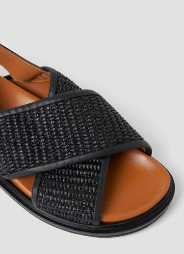 Marni 퍼스벳 샌들 블랙 mni0251029