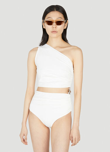 Bottega Veneta Knot Swimsuit White bov0251142