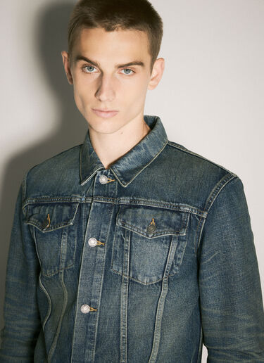 Saint Laurent Denim Jacket Blue sla0158002