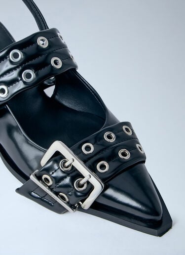 GANNI Slingback Pumps Black gan0263059