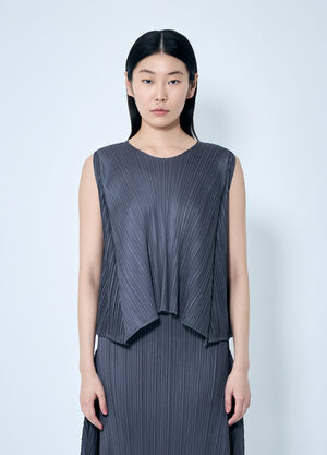 Pleats Please Issey Miyake Efficient Square Top Grey plp0258018