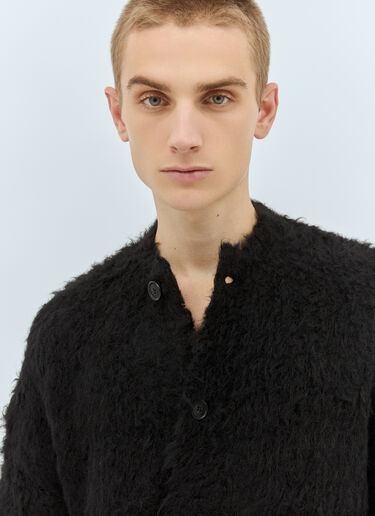 Acne Studios Fluffy Cardigan Black acn0158014