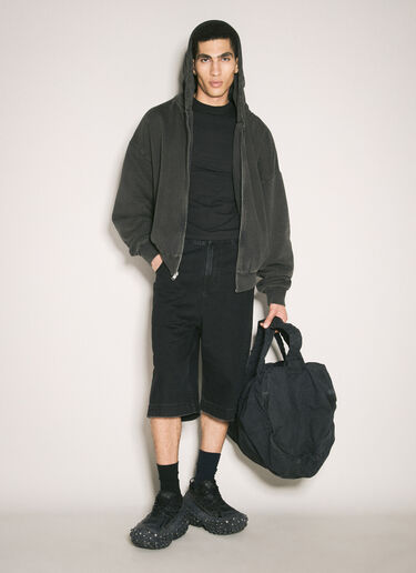 Entire Studios Thermal Hooded Sweatshirt Black ent0157046