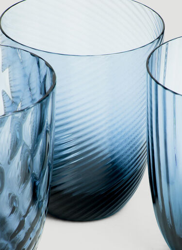 NasonMoretti Set of Six Idra Water Glass Blue wps0644512