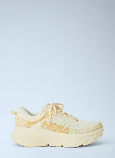 LN-CC® - HOKA: Bondi 7 Sneakers - Cream HOKA Bondi 7 Sneakers Cream hok0265007