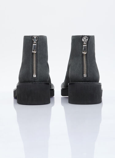 MM6 Maison Margiela 麂皮及踝靴 黑色 mmm0155016