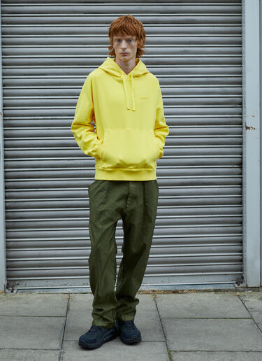 Massimo Osti Studio Logo Hooded Sweatshirt Yellow mao0158034