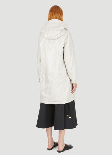 Max Mara Greenre Anorak Coat White max0247038