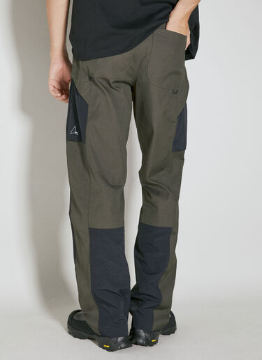 ROA Contrast Cargo Pants Brown roa0154013