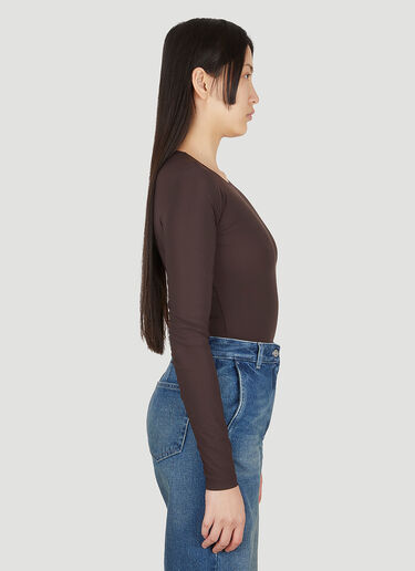 MM6 Maison Margiela 网眼连体衣 棕 mmm0249021