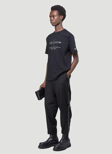 Yohji Yamamoto Logo T-Shirt Black yoy0142013