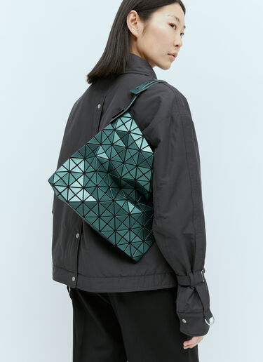 Bao Bao Issey Miyake 바게트 금속성 핸드백 그린 bao0255007