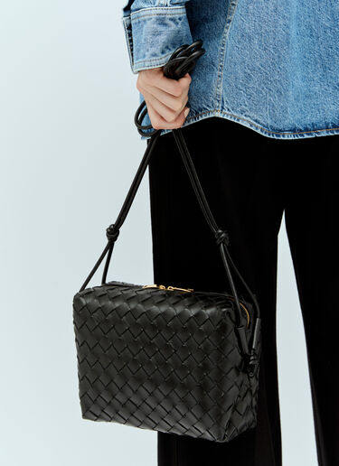 Bottega Veneta 스몰 루프 카메라 백 블랙 bov0257042