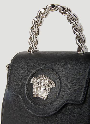 Versace メドゥーサ スモールハンドバッグ ブラック ver0255033