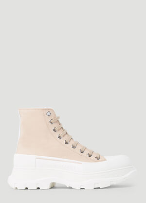 Alexander McQueen Colour Block Tread Slick Boots Pink amq0251077