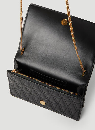 Virtus Shoulder Bag Versace Virtus Shoulder Bag Black ver0255031