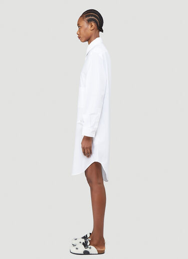 J.W. Anderson Gathered Sleeve Shirt Dress White jwa0239002