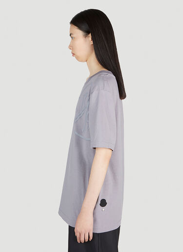 6 Moncler 1017 ALYX SM 徽标印花 T 恤 丁香紫 mal0351003