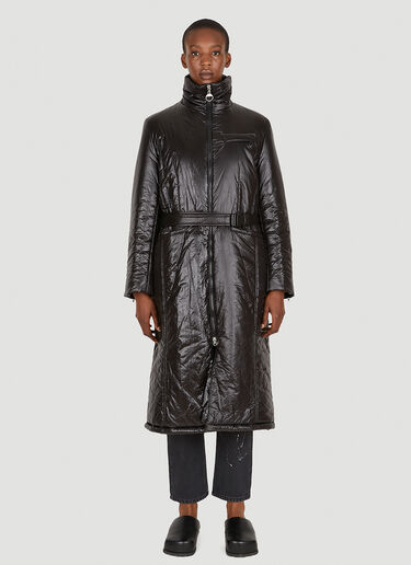 TheOpen Product Belted Shell Coat Black top0249016
