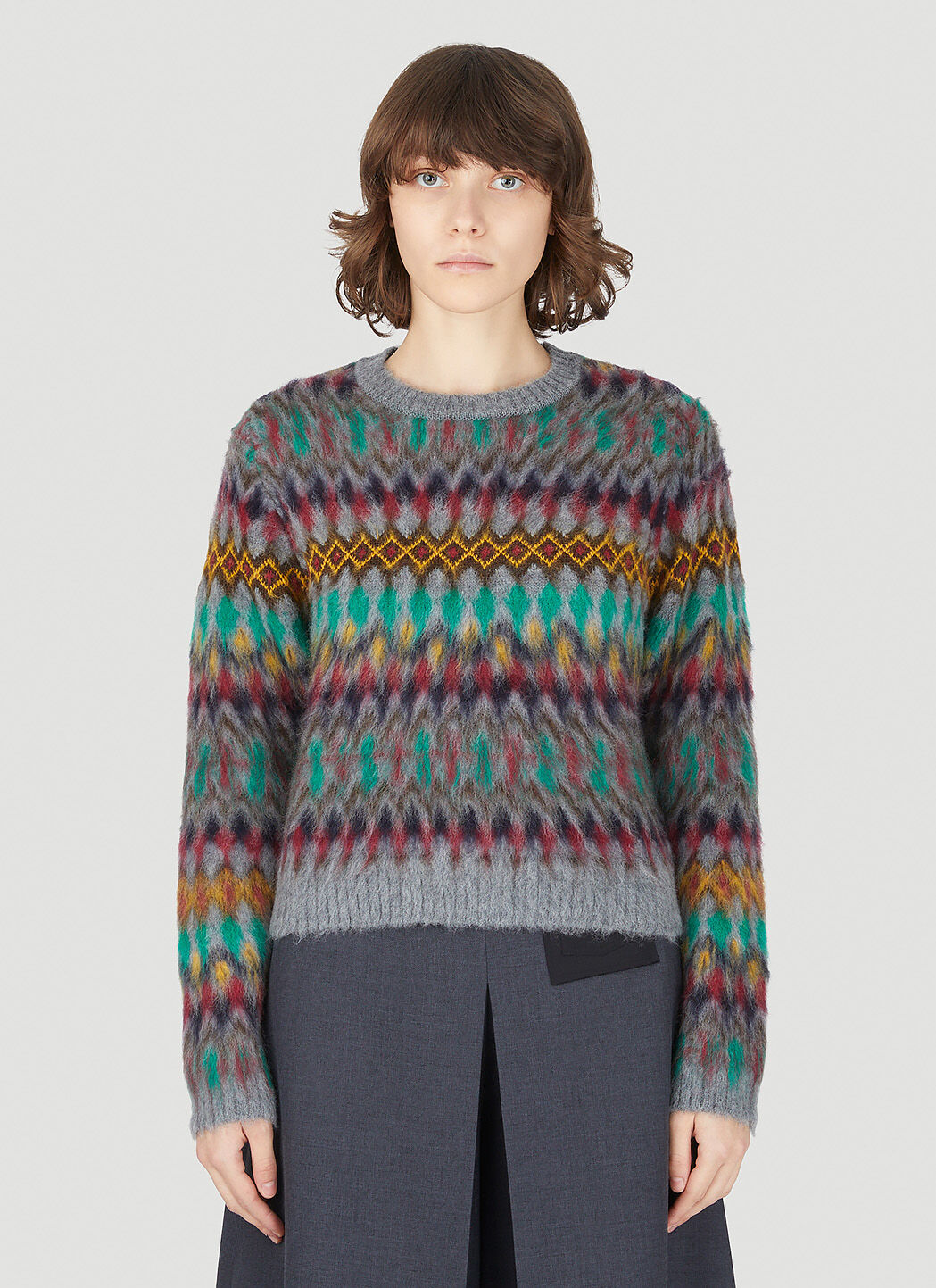 Maison Margiela Kaleidoscope Sweater in Grey LN CC