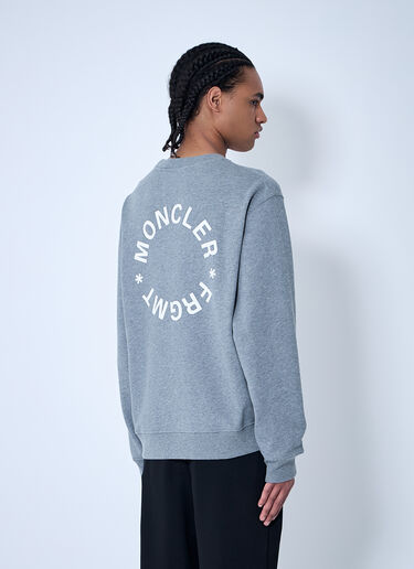 Moncler x FRGMT Hiroshi Fujiwara Logo Motif Sweatshirt Grey mfr0160058
