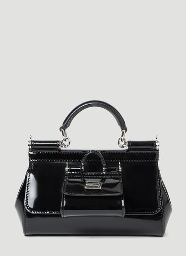 Dolce & Gabbana Kim Coin Pocket Sicily Handbag Black dol0252022
