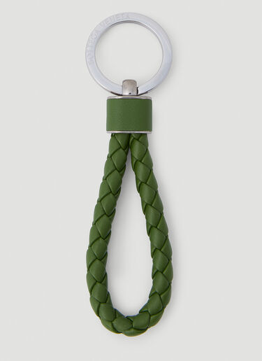 Bottega Veneta Braided Keyring Green bov0151080