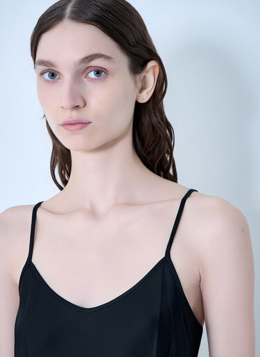 GANNI Flocked Organza Peplum Shirt Black gan0263019