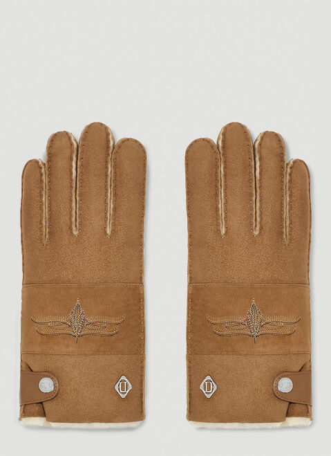 Y-3 Embroidery Gloves Black yyy0354031