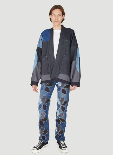 DRx FARMAxY FOR LN-CC x LEVI'S Drop 6 Patchwork Kimono Jacket Blue dfl0347001