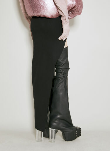 Rick Owens Knit Maxi Skirt Black ric0254009