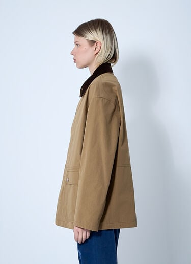 The Row Frank Jacket Brown row0260006