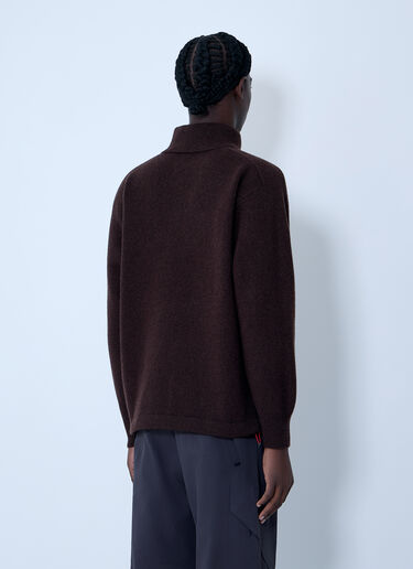 High Neck Sweater GR10K High Neck Sweater Dark Brown grk0162002