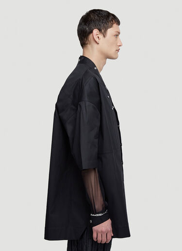 Rick Owens 파우누스 셔츠 블랙 ric0147007