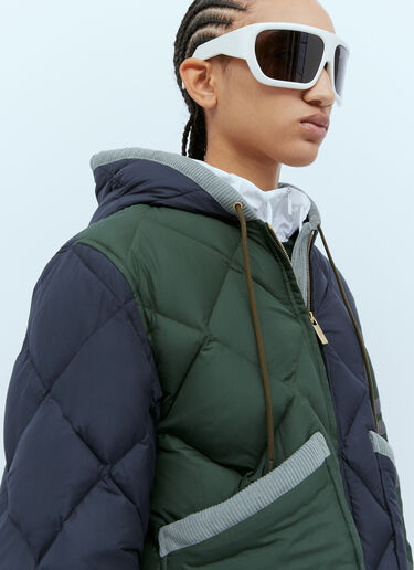 Thom Browne 패치 포켓 다운 재킷 다크 그린 thb0254001