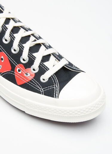 Comme des Garçons PLAY x Converse Multi-Heart Chuck 70 Sneakers Black cpc0355005