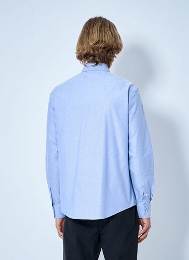 Moncler Button-Down Cotton Shirt Dark Blue mon0165059