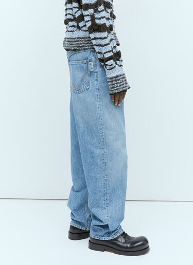 Vintage Washed Wide-Leg Jeans Bottega Veneta Vintage Washed Wide-Leg Jeans Blue bov0156001