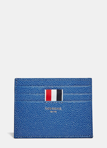 Thom Browne Pebbled Leather Card Holder Blue thb0125046