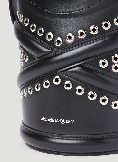 Alexander McQueen Curve 单肩包 黑色 amq0251003