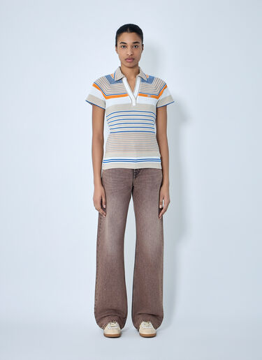 Slim Fit Striped Piqué Polo Shirt Lacoste Slim Fit Striped Piqué Polo Shirt White lac0264001