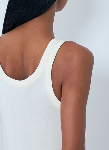 Lemaire Rib Tank Top Cream lem0264011