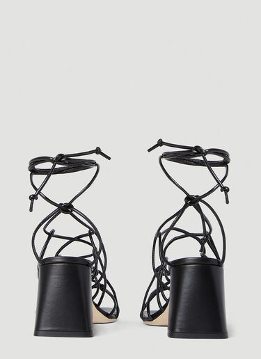 BY FAR Alexander Strappy Heeled Sandals Black byf0252027