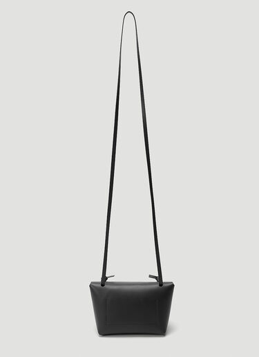 Acne Studios Alexandria Knotted-Strap Shoulder Bag Black acn0346033