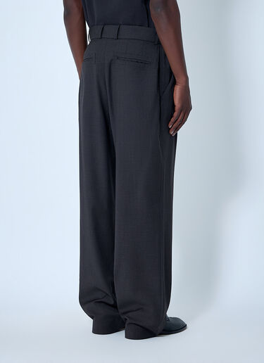 Kiko Kostadinov Elasticated Waist Tailored Trousers Brown kko0164001