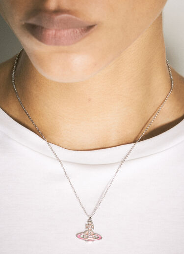 Vivienne Westwood Concetta 浅浮雕吊坠项链 粉色 vvw0258028